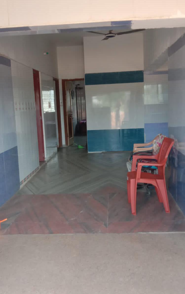 Corridor with room doors
